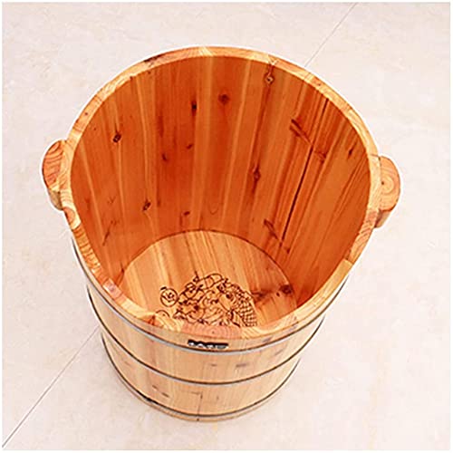 Baño de pies spa de madera para masaje y detox miniatura 4