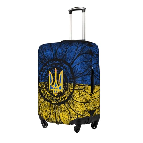 Travel Luggage Cover Vintage Sunflower Ukraine Flag Fashion Washable Baggage Suitcase Protector Fit For Luggage X-Large2