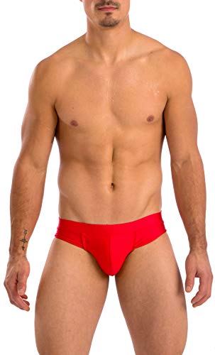 Gary Majdell Sport Men's Cheeky Brief Bikini Swimsuit (Red, Large) #TOP28