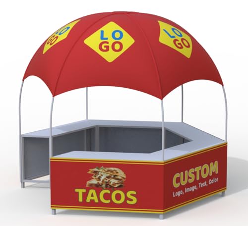 10x10FT 3X3M Custom Booth Marquee Tent Hexagon Promotional...