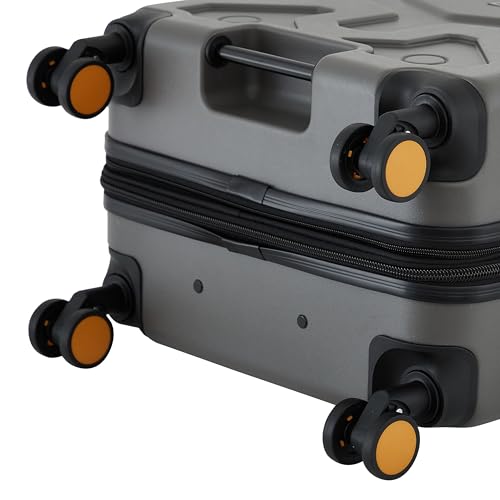 Image of Wrangler ATG Outland Expandable Hardside Luggage, Gull Gray, 3 Piece Set