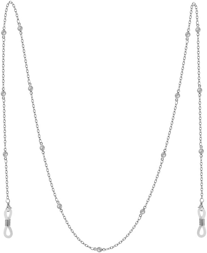 Electroplated Zircon Metal Eyeglass Chain Chain Eyeglass Rope Lanyard Eyeglass Accessories