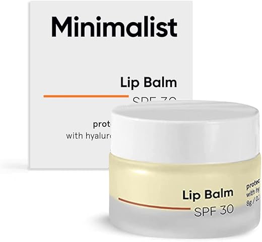 Minimalist Spf 30 Lip Balm With Ceramides & Hyaluronic Acid | Lip Protection & Nourishment | For Women & Men | 8 Gm, Off White