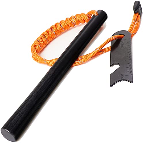 Ferro-Rods-12-inch-x-6-inch-Premium-Ferro-Rod-Fire-Starter-Survival-Tool-Flint-and-Steel-Fire-Starter-Kit-20000-Strikes-Large-and-Thick-Ferro-Rod-with-Paracord-Multi-tool-Striker