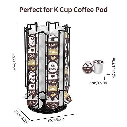 Roycar Coffee Pod Holder Coffee Maker Cup Capsules Holder Organizer For K Cup Coffee Pods, Holds 36 Pods, Black #TOP3