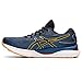 Produktbild ASICS Men's Gel-Nimbus 24 Running Shoes, 9.5, Azure/Amber, Azurblau Bernstein
