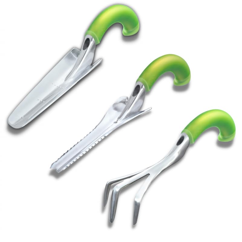 Pack RootSlayer™ - Petits Outils - VENTEO - Transplantoir/Désherber/Cultivateur - Votre potager sublimé