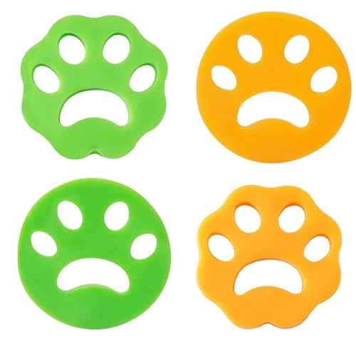 4Pcs Pet Hair Dissolver Washing Machine, Washing Machine Hair Catcher, Pet Hair Remover Hair Catcher Lint Remover Reusable - Pet Fur Laundry for Laundry Bedding Clothes