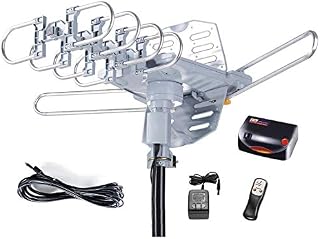 McDuory Amplified Digital Outdoor HDTV Antenna 150 Miles Long Range - 360 Degree