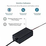 12V Automatic Lead Acid Battery Charger, 1.2A Smart Fast Trickle Fully Automatic Battery Charger Maintainer for Car…