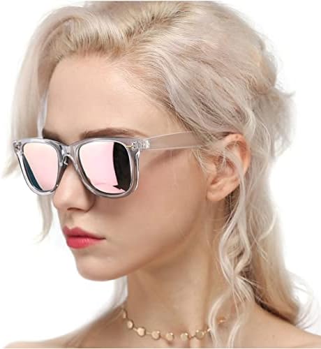 Myiaur Fashion Sunglasses Womens Polarised, Mirror Ladies Sunglasses Anti Glare 100% UV Protection