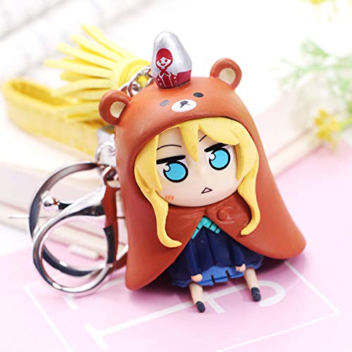 DEOLBA Kawaii Love Live Keychain Minami Kotori Kousaka Honoka Maki Nishikino Himouto Umaru-chan DOMA Umaru Figure Pendants
