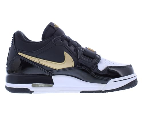 Jordan Air Legacy 312 Low GS Boys Shoes Size 5, Color: Black/Gold/White-Black
