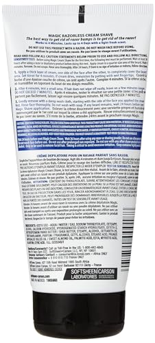 Magic Razorless Cream Shave Regular Strength Light Fresh Scent 6oz Tube - Image 3