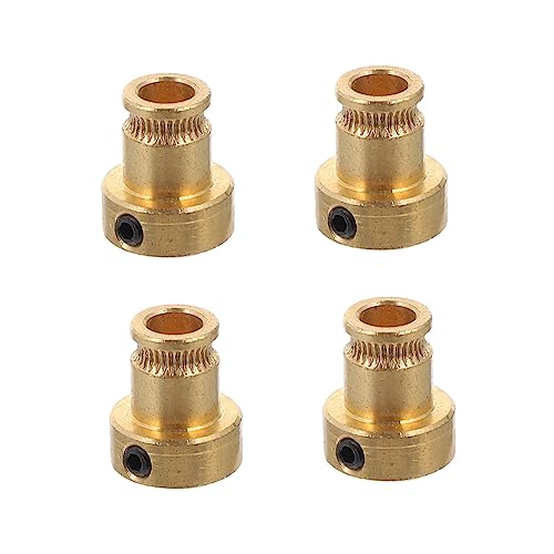 3d Printer Feeding Gear 4pcs Brass Extrusion Wheel for Filament