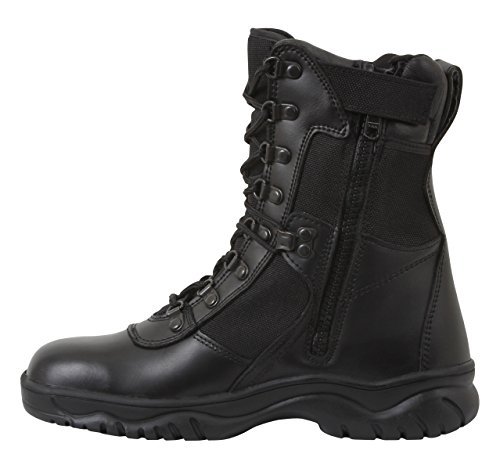 Rothco Forced Entry Side Zip Tact Boot, Black, 5