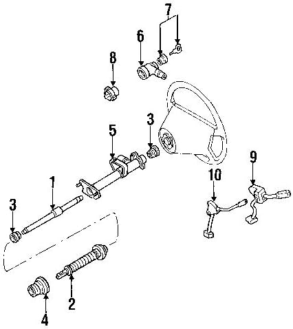Mercedes-Benz 202 460 11 04, Ignition Lock Cylinder
