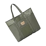 jiahesuw Stylish Embroidered Nappy Changing Bag for Baby Large Capacity Travel Handbag with Spacious Storage Compartments