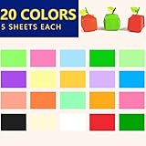 Zoom IMG-2 100 fogli di carta colorata Zoom IMG-2 100 fogli di carta colorata