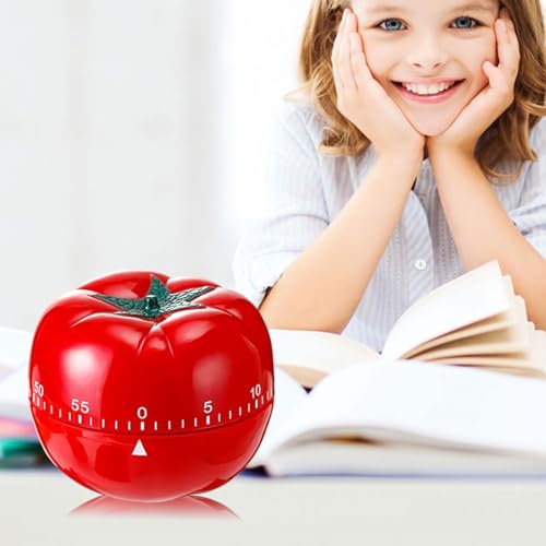 Tomaten Timer, Mechanischer Küchentimer, Timer Digital, Küchentimer Küche, Kurzzeitwecker Magnetisch, Eieruhr, Kurzzeitwecker, zum Lernen/Spielen/Kochen – Bild 3