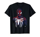 marvel spider man ps4 suits 18MARV00185A-001 Marvel\'s Spider-Man Game Grunge Portrait Camiseta