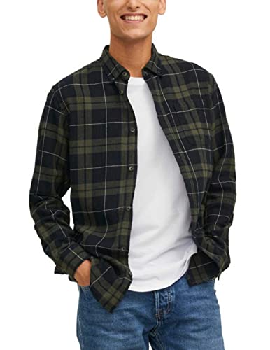 Preisvergleich Produktbild JACK & JONES Male Hemd Kariertes Button-down