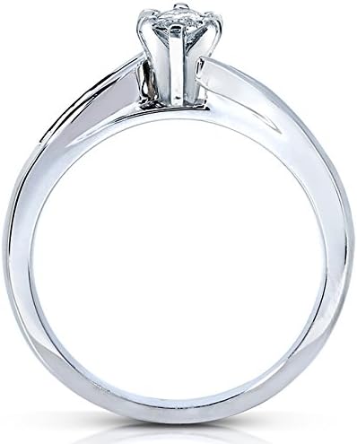 Kobelli Marquise Diamond Engagement Ring 1 Carat (ctw) in 14k White Gold