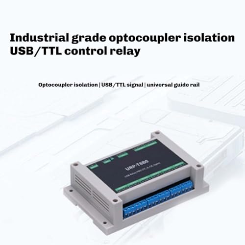 Relais USB 8 Voies isolé protégeant les circuits d'automatisation par rail TTL - 6