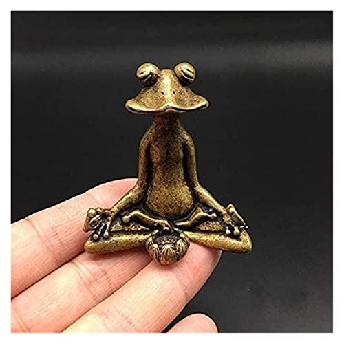 Accessoires de table grenouille ornement laiton sculpté flore fleur