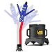LookOurWay Air Dancers Inflatable Tube Man Complete Set with 1/2 HP Blower, 10-Feet, American Flag