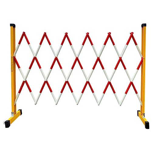 Puerta plegable retráctil para barrera de tráfico, puerta de seguridad portátil para entrada y estacionamiento, barrera de seguridad al aire libre para protección vial y control de acceso