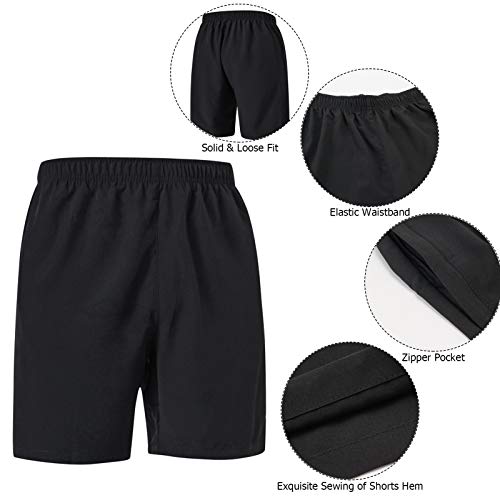 Ajcoflt Calções esportivos masculinos para corrida de secagem rápida respirável roupas esportivas el