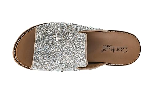 Corkys Footwear Women's Neon Moon 2.5-Inch Wedge, Featuring A Chic-Western Stitch Design on the Upper, Soft and Cushioned EVA Insoles For All Day Wear4