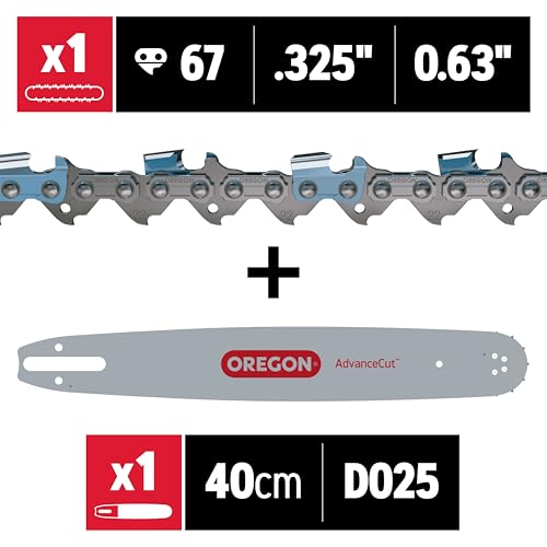 Oregon 16 in. Chainsaw Bar & L67 Chain, Fits Various Stihl Models (105669)