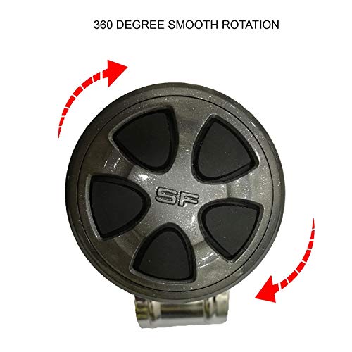 Image of Oshotto Power Handle (SK-013) Car Steering Wheel Knob Compatible with Ford Aspire (Black)