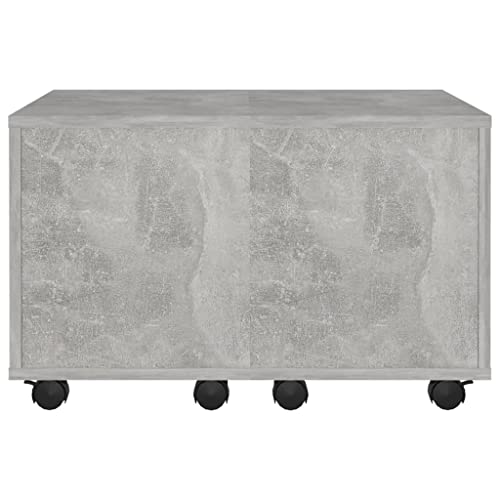 Table basse extensible et mobile en bois gris pour optimiser votre salon - 7
