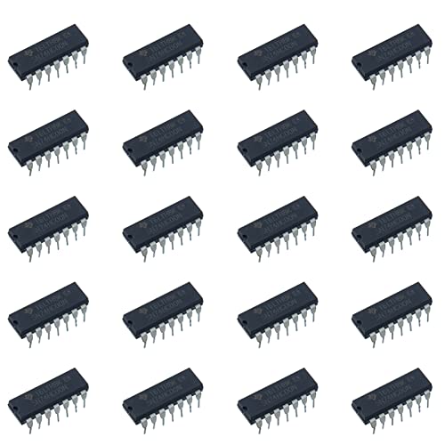 Horinktor 20pcs 74HC00N 74HC 74 Quad 2-Input NAND Gate High-Performance Silicon-Gate CMOS IC，DIP-14.