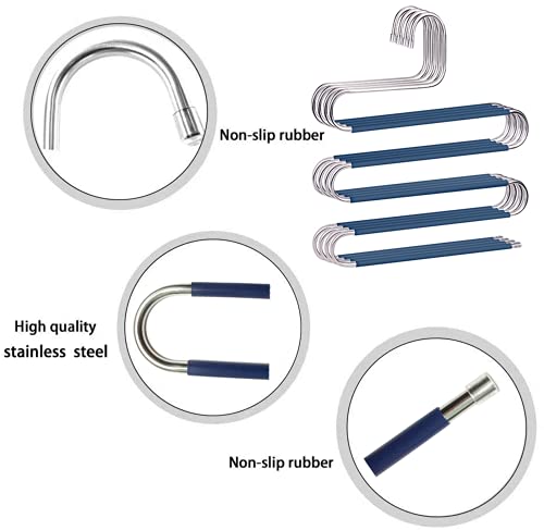 Grucce per pantaloni, antiscivolo, salvaspazio