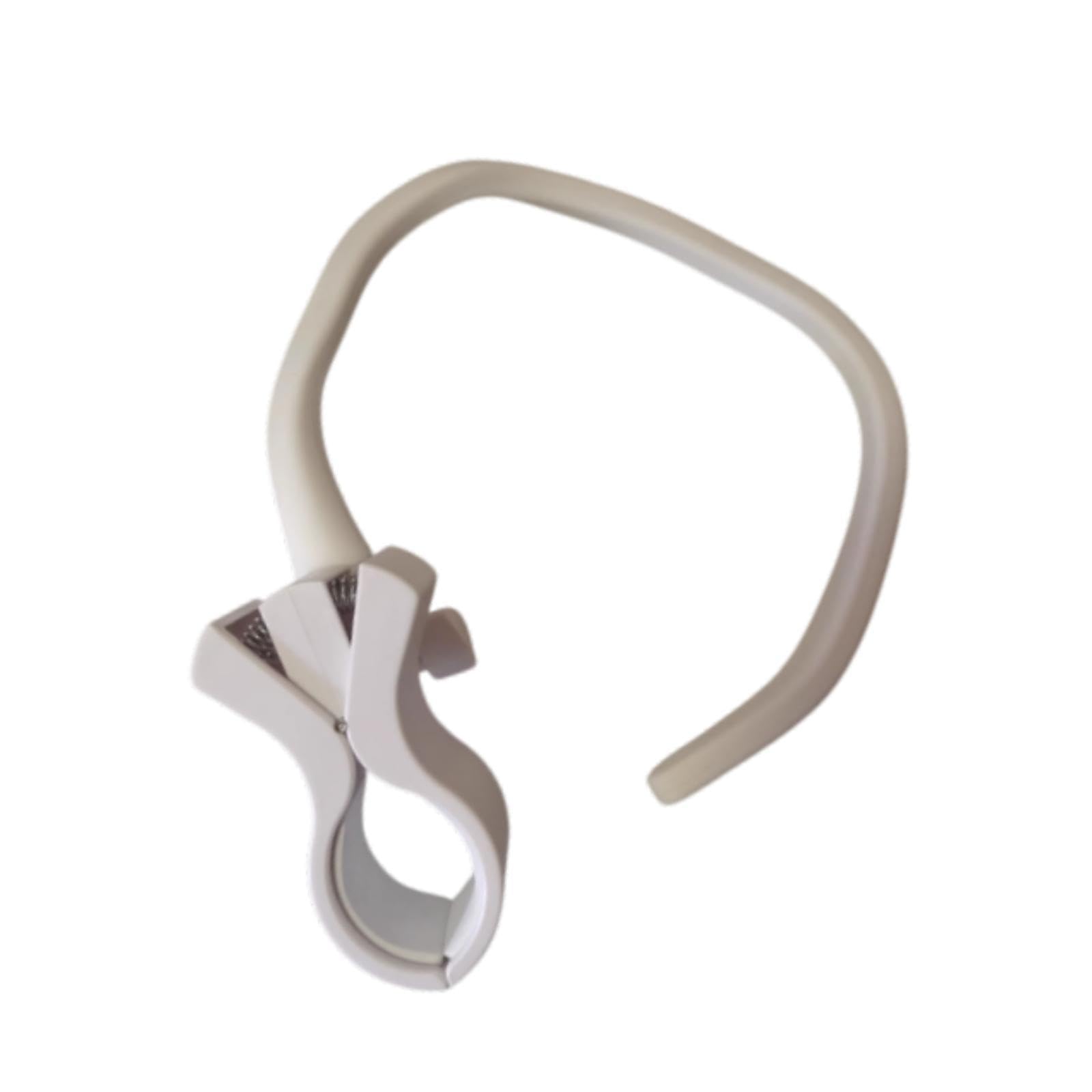 Bothyi Hanging Neck Hair Dryer Holder, Portable Sturdy Adjustment Blow Dryer Holder Neck Bracket, White