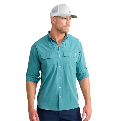 Chemise de pêche HUK homme pour les journées ensoleillées en mer et rivière