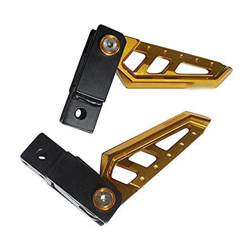 Commandes reculées moto ensemble arrière repose-pieds réglables or pour Kawasaki Z750 04-06