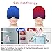 Headache Relief Cap With Reusable 360 Ice Gel Pack - Wearable Migraine and Tension Relief Hat for Puffy Eyes, Sinus & Stress - One Size Fits All