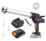 MAXXT Pistola per Calafatare Senza Fili - 2,0AH Batteria inclusa, Design Anti-Gocciolamento, compatibile 300-600ml Sacchetti in Salsiccia