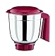 Bajaj Majesty Classic Indian Mixer Grinder, 750W (Red White) 3 Jar |Extra International Adaptor|1 Month Warranty|2 Year Motor Warranty