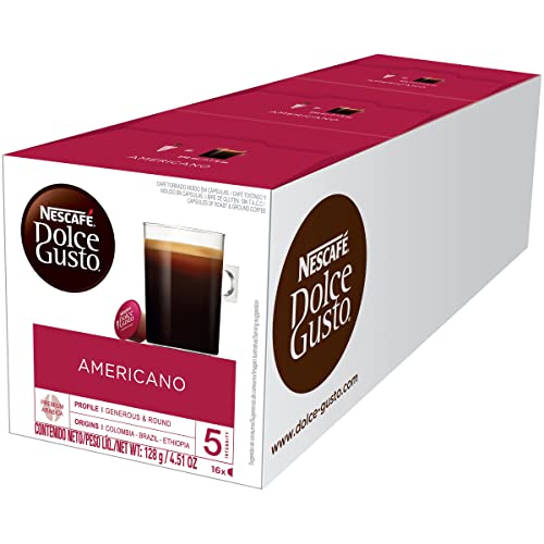 Dolce Gusto Nescafe Coffee Pods, Americano, Capsules, 16 Count, Pack Of 3 #TOP7