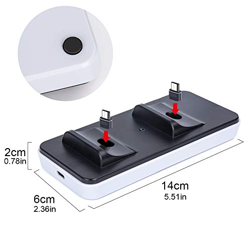 Ps5 Controller Charger Charging Station For Dualsense Controller Ps5 Remote Charger Ps5 Dualsense Charging Station 600Ma Fast Charge Dock #TOP2