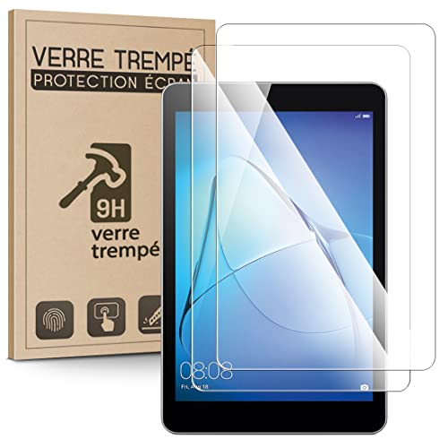 KARYLAX - Lot de 2, Verre Trempé Protection d'écran Tablette pour ARCHOS ACCESS 11 WIFI/ARCHOS 101E NEON/LOGICOM LA TAB 128/LA TAB 114/LA TAB 115/LA TAB...