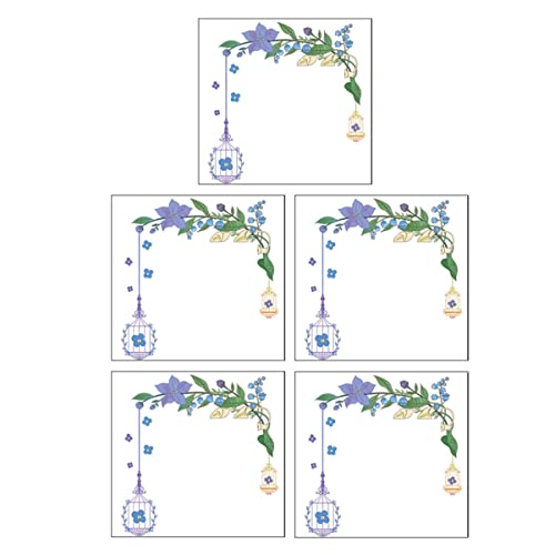 Angoily 5 Piezas Etiqueta Engomada Del Interruptor De La Flor Interruptor De Enchufe Para De Corriente Enchufe Pegatinas Ligero De Polivinilo Aparato Eléctrico Porche