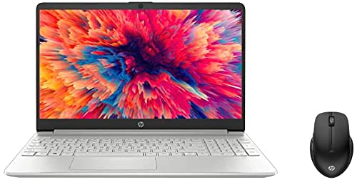 Image of HP 15 Thin & Light Laptop (Intel i5 12th Gen /8GB RAM & 512GB SSD Storage /Win 11 Home + MS Office) 430 Multi-Device Bluetooth Wireless Mouse with 4 Programmable Buttons / 800 DPI - 4000 DPI /