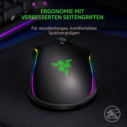 Razer Mamba Elite Gaming-Maus, kabelgebunden, 16.000 DPI, optischer Sensor, Chroma RGB-Beleuchtung, 9 programmierbare Tasten… – Ansicht 6